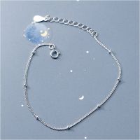 s925 Simple bracelet สร้อยข้อมือเงินแท้ ลายลูกปัดเงิน เรียบง่าย ใส่สบาย เป็นมิตรกับผิว