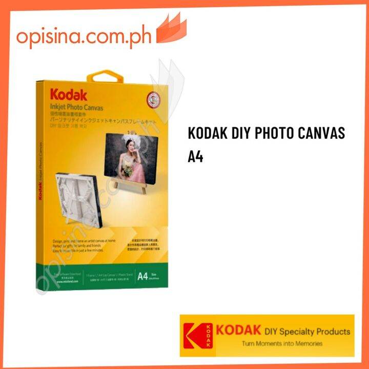 KODAK DIY SPECIALTY PAPER INKJET PHOTO CANVAS, A4 Lazada PH