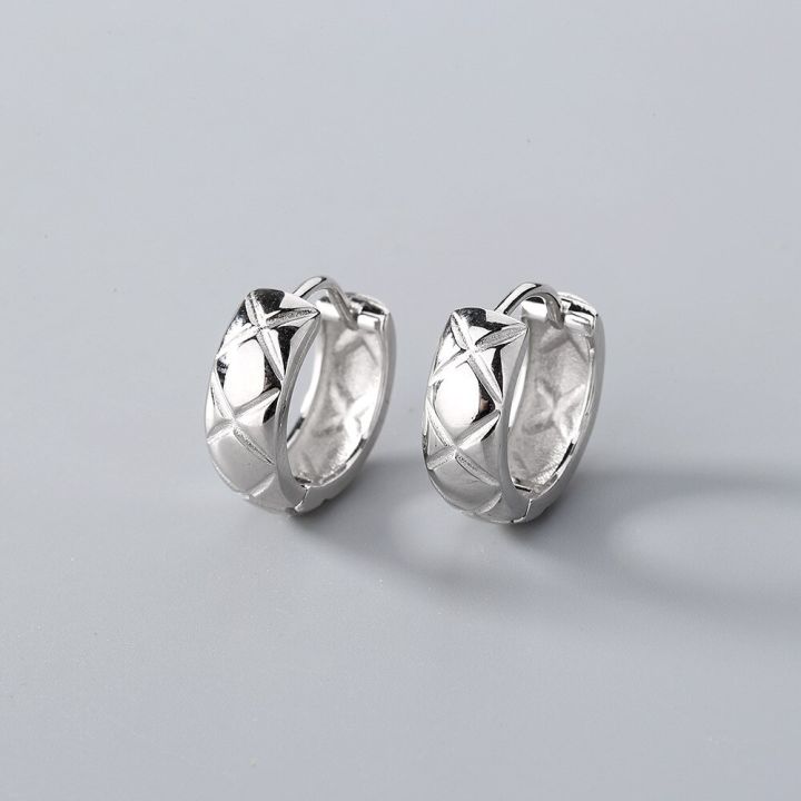 100-s925-sterling-silver-earrings-fashion-smooth-rhombic-circle-earrings-high-quality-round-stud-earing-for-women-jewelryth