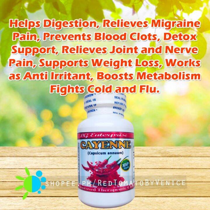 ss CAYENNE 500mg x 100 Capsules Capsicum Annuum Chili Pepper Supplement