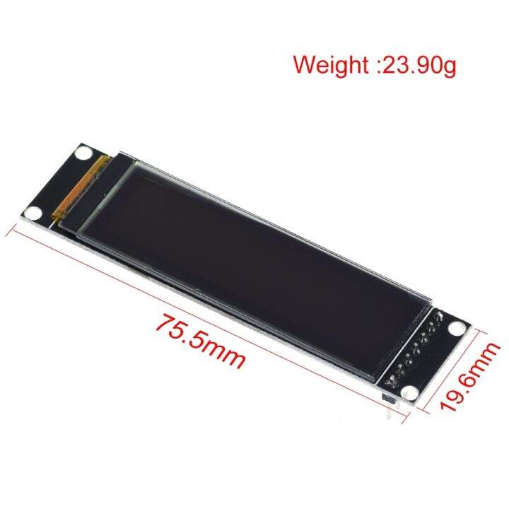 real-oled-display-2-08-256x64-25664-graphic-lcd-module-white-display-screen-lcm-screen-sh1122-controller-support-spi