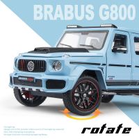 ‘；。】’ 1:24 Scale Brabus G800 Alloy Car Model Diecast Car Sound Light Car Lovers Collection Kids Birthday Gift Metal Boys Toys