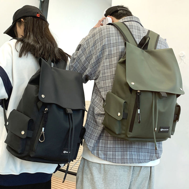 ce-กระเป๋า-mode-korea-ของผู้ชายกระเป๋านักเรียนนักศึกษากระเป๋าเป้สะพายหลังขนาดใหญ่เรียบง่ายกระเป๋าเป้คอมพิวเตอร์กระเป๋าเดินทางกลางแจ้ง