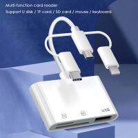 3 in 1 Card Reader Multi-Function Docking Station SD Card Memory Card OTG Extender Adapter for Phones Tablet Computer