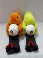 Titleist PEARLY GATES MALBON¯HONMA Taylormade¯New Japan and South Korea Golf club club cover cute plush doll wooden club cover male and female cartoon No. 3 No. 5 putter protective headgear