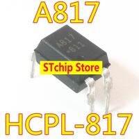 10ชิ้น A817V ดั้งเดิมใหม่ HCPL 817 00BE จุ่ม4 In Line Optocoupler A817 HCPL 817 DIP4