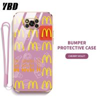 YBD เคสสำหรับ โทรศัพท์ดีไซน์ของแมคโดนัลด์ซิลิโคนนิ่มเคลือบ6D หรูหรา Xiaomi POCO X3 Pro POCO X3 NFC