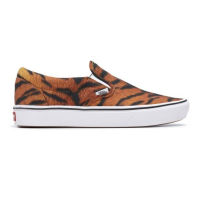 Vans รองเท้าผ้าใบ ComfyCush Slip-On Tiger/True White ( VN0A3WMD8WP )