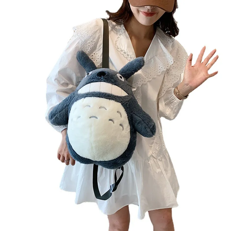 Totoro Plush Backpack Child, Cartoon Animal Backpack Bag