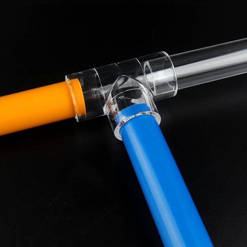 Plexiglass Water Supply Tube Clear Acrylic Pipe Fittings 1pc 20mm