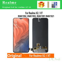 Original 6.4 "สำหรับ Realme X2 RMX1992 RMX1993 RMX1991จอแสดงผล LCD Touch Screen Digitizer Assembly สำหรับ Realme XT RMX1921 LCD