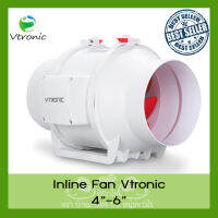 ส่งโดย KERRY Vtronic Inline fan W100-01 / W150-01 / W200-01 Inline Duct Fan 4"-6"-8" ใช้กับเต้นท์ปลูก Vtronic 4 / 6 / 8นิ้ว พัดลมระบายอากาศ ในเต้นท์ พัดลมปลูกต้นไม้