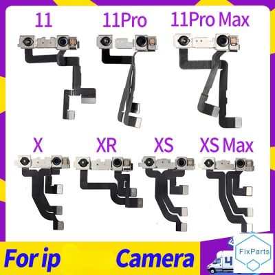 กล้องด้านหน้าขนาดเล็กเดิมสำหรับ IP HoneX XR XS XSMax 11 11PRO 11PROMAX Pro Max เซ็นเซอร์โทรศัพท์สายกล้องหน้าโค้งใบหน้า