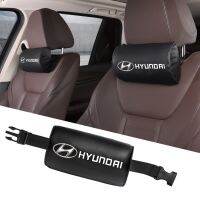 เบาะพนักพิงศีรษะแบบหนังคอที่นั่งในรถหมอนรองรับ [Automobile accessories] สำหรับ IX35 Hyundai Tucson I30 I20คูเป้เวลอสเตอร์ Kona I40 Getz Ioniq