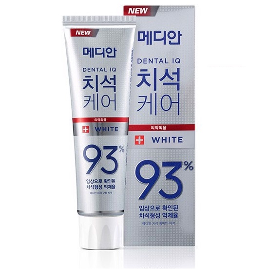 Kem đánh răng Median Dental IQ 93% Hàn Quốc  (120g) - Trắng