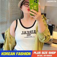 Plus size tanktop❤ เสื้อกล้ามสาวอวบ ไซส์ใหญ่ ผู้หญิง cotton เสื้อกล้ามกีฬา ทรงสลิมฟิต ฤดูร้อน สไตล์เกาหลีแฟชั่น V728