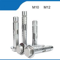 High Quality 304Stainless Steel External Hexagon Expansion Bolt M10 M12 1/2PCS Hexagon Expansion Screw Concrete Anchor Bolt