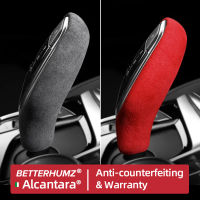 Alcantara รถเกียร์เปลี่ยนจับสติ๊กเกอร์หัวเกียร์เปลี่ยนลูกบิดปกตกแต่งสำหรับ BMW G38 G32 G01 G02 6gt G30 G12 X3 X4