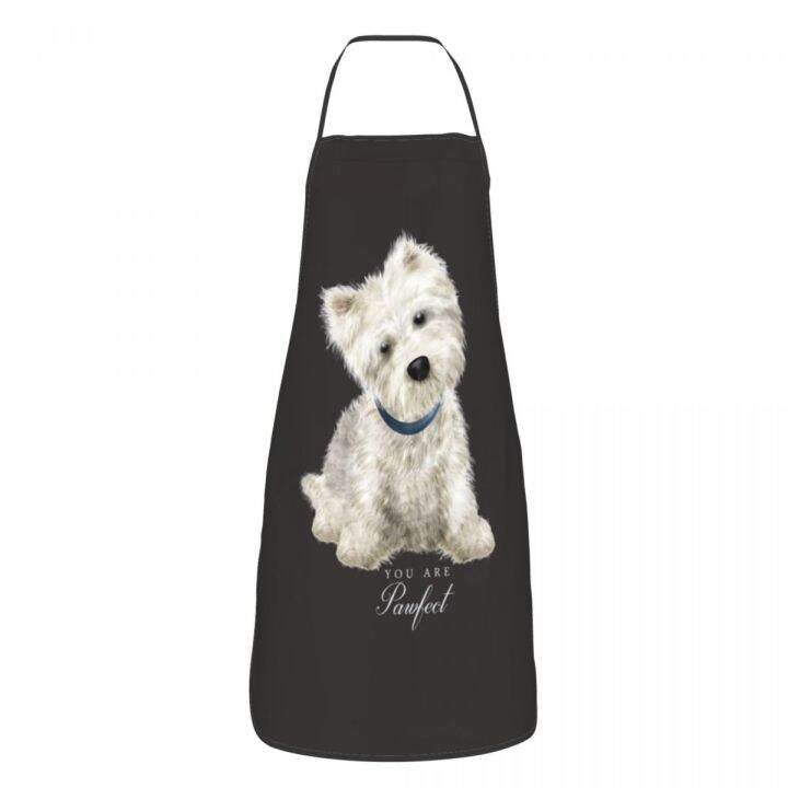 westie-west-highland-white-terrier-dog-aprons-women-men-adult-unisex-kitchen-chef-bib-tablier-cuisine-cooking-baking-gardening