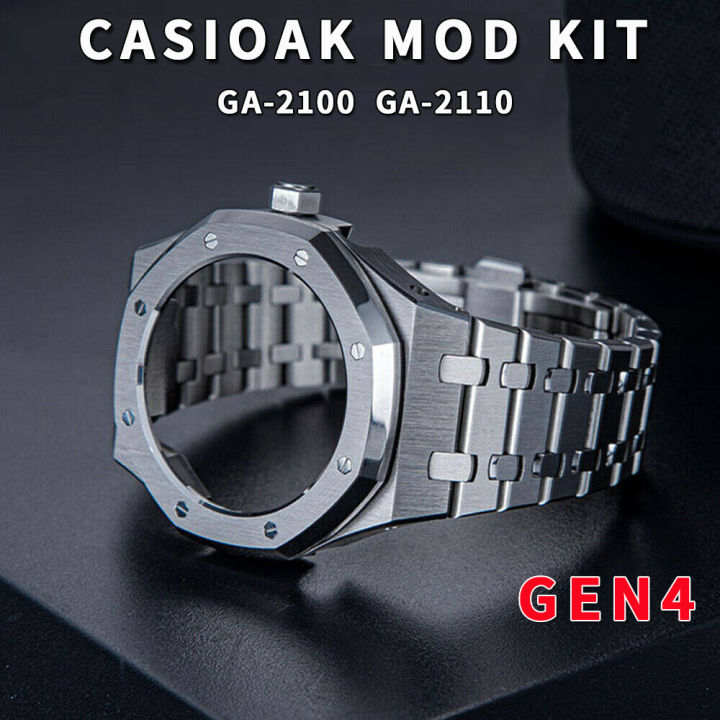 casio-oak-mod-kit-โลหะ-กรอบสำหรับ-casio-g-shock-ga-2100-2110-4th-gerneration-สแตนเลส-กรณีเครื่องมือ