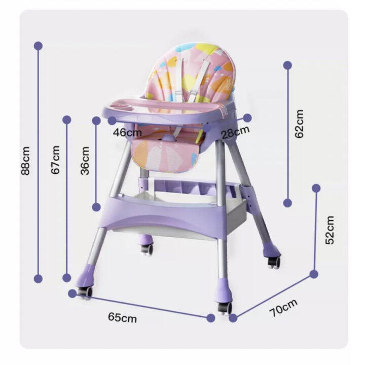 high-chair-เก้าอี้ทานข้าวเด็กปรับได้-3-แบบ-เก้าอี้เด็กและโต๊ะทำกิจกรรม-เก้าอี้กินข้าวเด็ก-เก้าอี้นั่งเด็ก