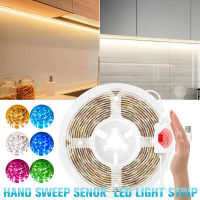 Angella Hand Wave Sensor LED Light Strip Hand-Sweeping อินฟราเรดเหนี่ยวนำเปิด/ปิด DC5V USB เทปแสงสำหรับทีวีพื้นหลังกระจกห้องนอนตู้เสื้อผ้าตู้ครัว