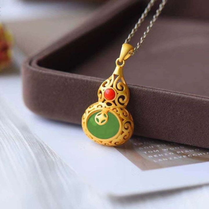 cw-hetian-calabash-pendent-ethnic-necklace-women-39-s-open-end-personality-sterl