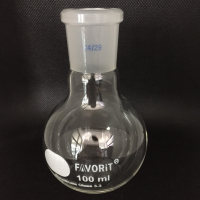 Flat Bottom Flask 100 ml. (ขวดก้นแบน) Joint 24/29 Favorit