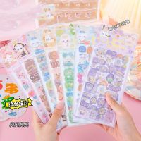 60 pack/lot Kawaii Rabbit Cat Animal Stickers Cute Scrapbooking DIY Diary Decorative Sealing Sticker Album Stick Label Stickers Labels