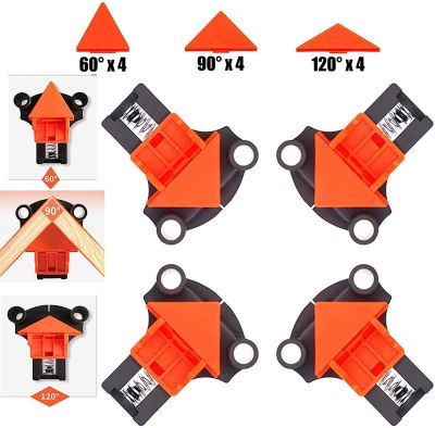 4pcs 90 Degree Angle ClampsWoodworking Corner Clip Right Angle Clip Fixer Clamp Tool with Adjustable Hand Tools