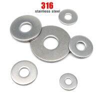 M2.5 M3 M4 M5 M6 M8 M10 M12 M14 M16 GB96 316 A4-70 Stainless Steel Extra Large Size Big Wide Thickened Plain Gasket Flat Washer Nails Screws  Fastener