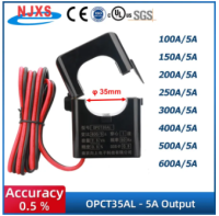 Split Core Current Transformer Manufactur Opct24al 100/5 150/5 200/5a 250/5 400a 5a เปิด Ac Ct Clamp On Current Transform Sensor