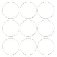 20 Pack 10 Inch Metal Floral Hoop Wreath Gold Hoop Rings for DIY Wreath, Dream Catcher and Wall Hanging Crafts