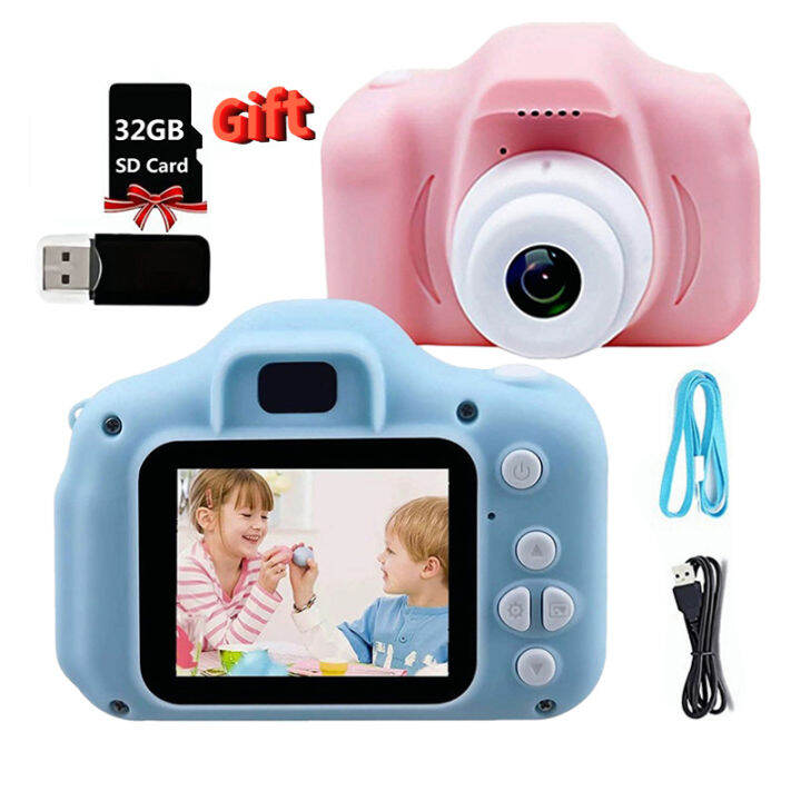 X2 HD Mini Cartoon Children's Digital Camera Shooting Toy Camera Photo