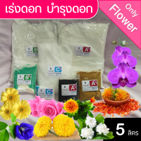 ปุ๋ย ABC Hydro only Flower บำรุงไม้ดอก ชุดขนาด 5 ลิตร ( A 5 L ,B 5 L และ C 5 L) ชนิดแห้ง ช่วงเตรียมดอก