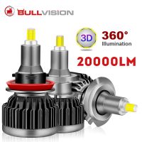 72 CSP 6 Sides 3D 360 H7 Led Car Headlights Bulbs 20000LM H11 H4 H1 HB3 9005 HB4 9006 60W Automotive Fog Lights Turbo Mini Lamp