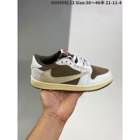 2023 original [premium] Travis Scott X Fragment X j 1 A J 1 low casual low top sneakers