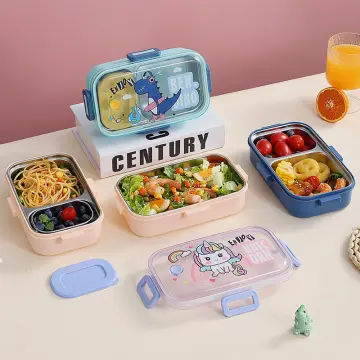 Sanrios Kuromi Mymelody Cinnamoroll kawaii Cartoon Lunch Box 304 stainless  steel Layered Japanese Bento Box Leak Proof Container