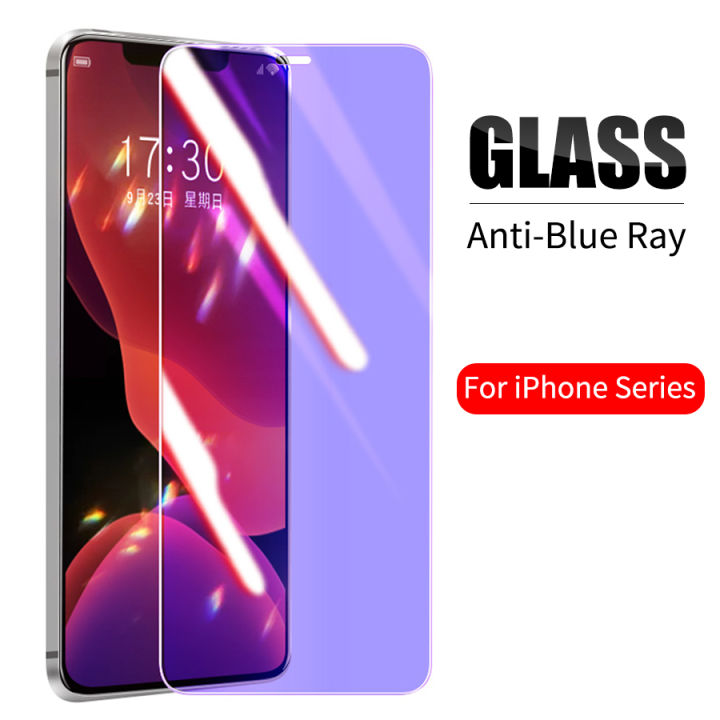 Anti Blue-Ray Screen Protector for iPhone 15 Pro Max 11 13 XS XR 8 7 SE XS  12 14