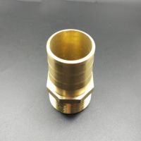 38mm Hose Barb x 1-1/4 Male BSP Thread Brass Barbed Pipe Fitting Coupler Connector Adapter For Fuel Gas Water