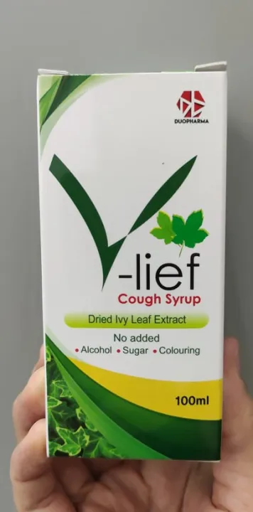 Ubat Batuk Vlief Cough Syrup Dried Ivy Leaf Extract 100ml (exp 4/