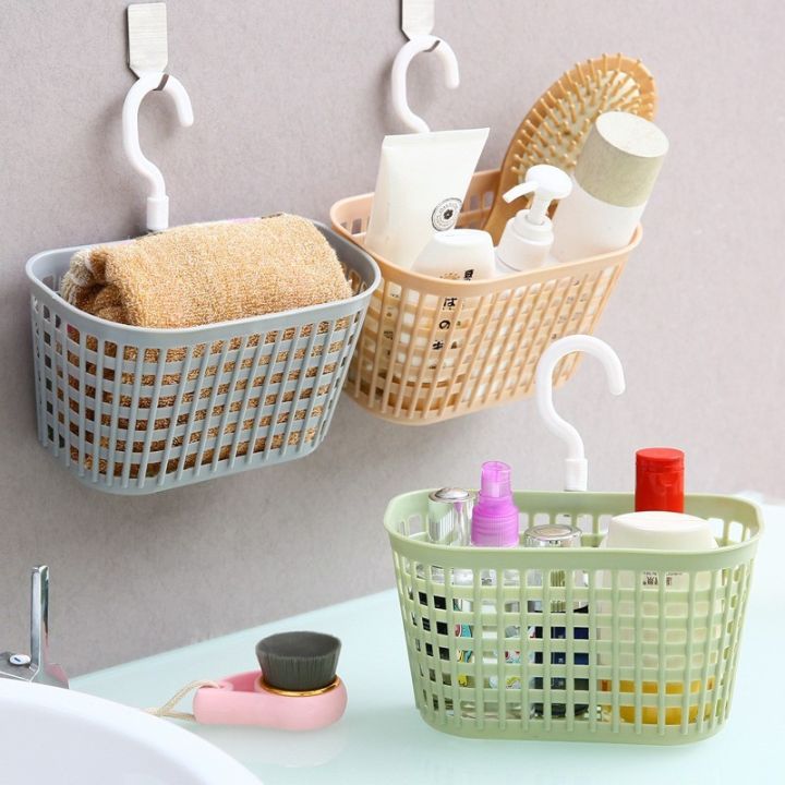 Hanging Storage Basket Bathroom Hanging Basket Toilet Plastic Storage Basket  Wall Hanging Storage Basket Plastic Storage