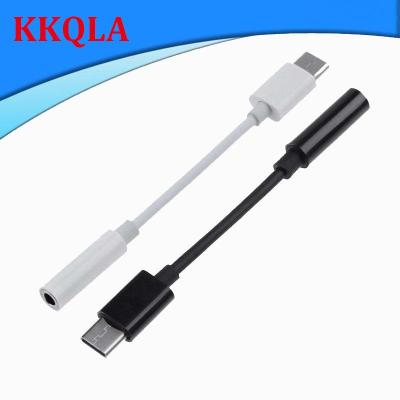 QKKQLA Type C to 3.5mm Jack Aux Audio Extension Cord Usb C To 3.5MM Headphone Earphone Connector Adapter Cable L1