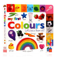 DK publishes my first colors let S learn them all enlightenment color English original color cognition enlightenment paperboard Book 0-3 3-6 years old English original picture book