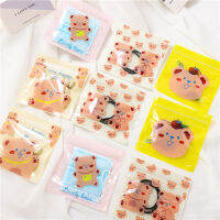 5pcs หมีน่ารักบันทึกหน้ากาก self seubunang การ์ตูนถุงพลาสติกถุงเก็บอาหารของขวัญ Candy เหรียญกระเป๋ากระเป๋าเดินทางแต่งหน้า Bagh