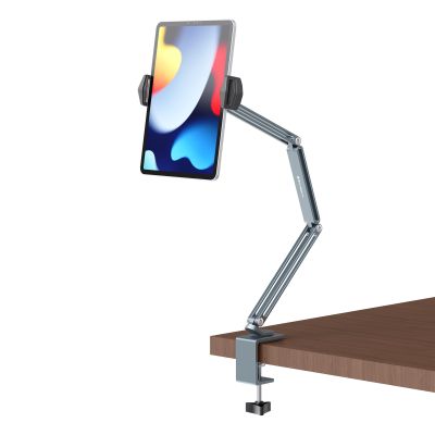 Desk Metal Long Arm Tablet Bracket Adjustable Foldable Tablet Stand Support Accessories Holder for Xiaomi IPad 11 12 Pro Pad