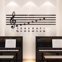 【YF】 Note Wall Stickers Music Classroom Decoration Training Mirror decor