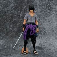 ระเบิดอะนิเมะ Uchiha Sasuke เครื่องประดับมีดบรรจุกล่อง27ซม. ประติมากรรมพีวีซีตุ๊กตาแอคชั่นชุดของเล่น Kawaii เด็กผู้ชายตุ๊กตาของขวัญ