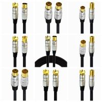 TV 9.5mm Male To F Type Male &amp; Female Coaxial TV Satellite Antenna Cable 0.3m 1.5m 2m 3m 5m Wires  Leads Adapters