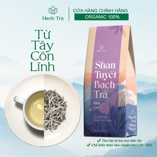 Trà shan tuyết cổ thụ hà giang bạch trà kim 75g trà thơm ngon cao cấp ngọt - ảnh sản phẩm 1